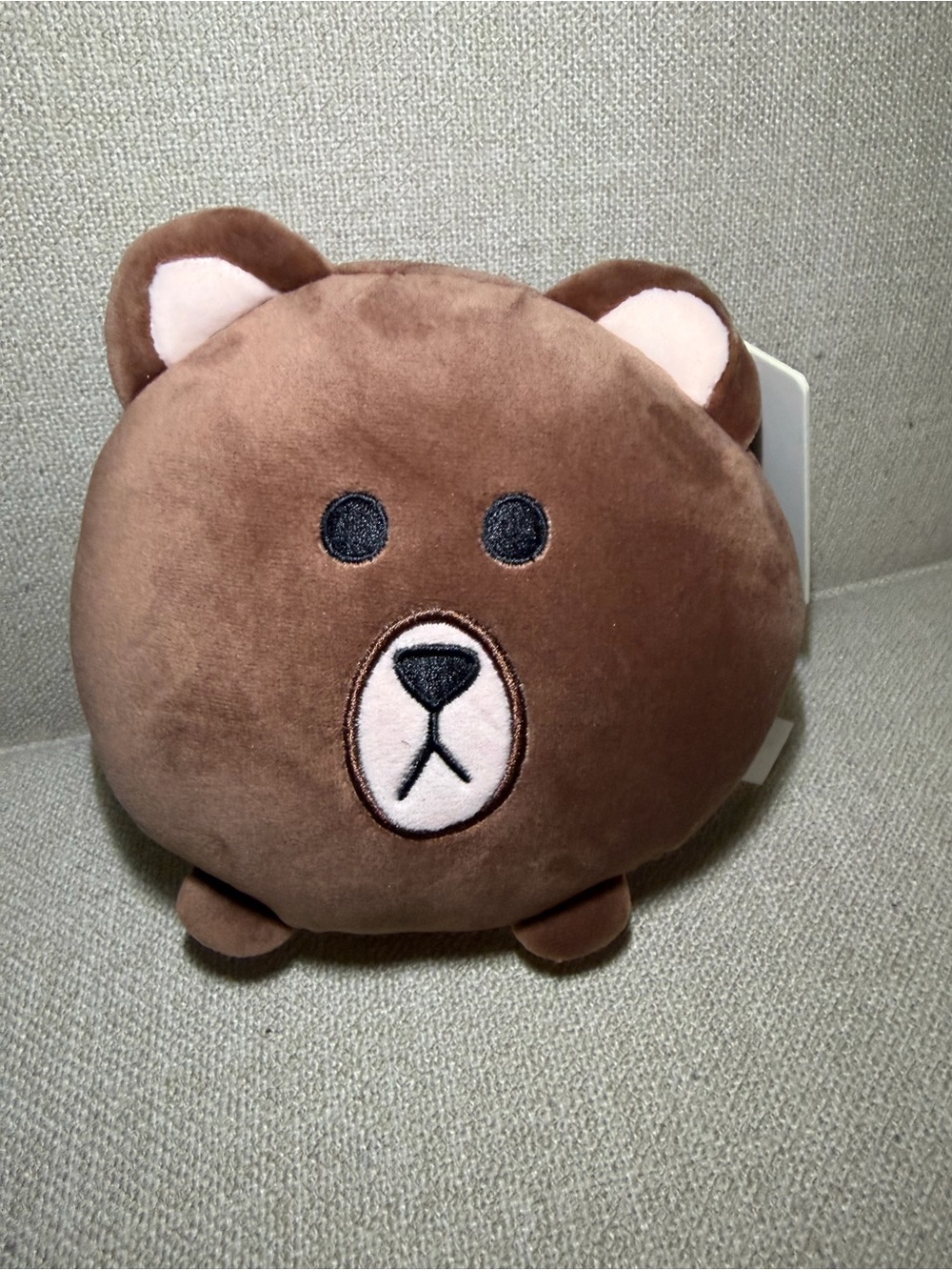 Rumi brown bear eye mask pillow